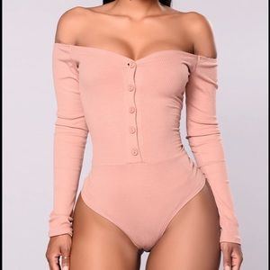 WORN ONCE Fool In Love Off Shoulder Bodysuit